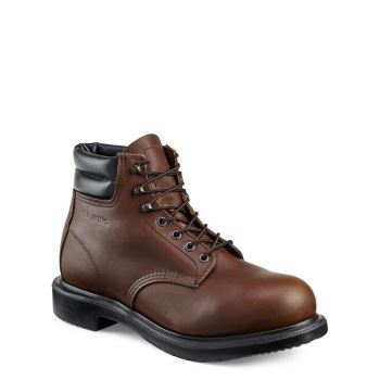 Red Wing SuperSole® 6-inch Safety Toe Wandelschoenen Heren Chocola - 2245